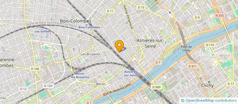 localisation de l'entreprise UCCIANI SAS à ASNIERES-SUR-SEINE