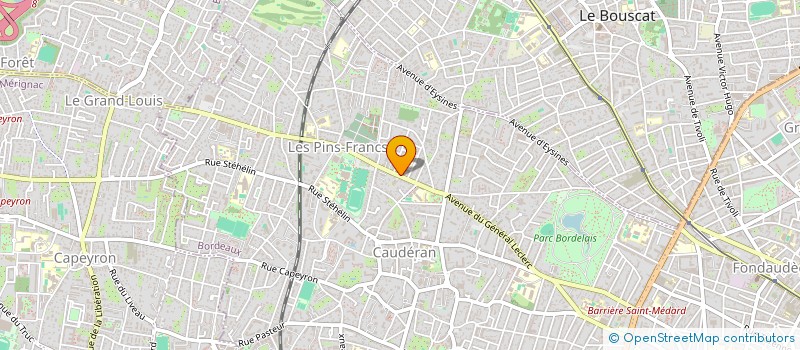 localisation de l'entreprise UCH  BORDEAUX