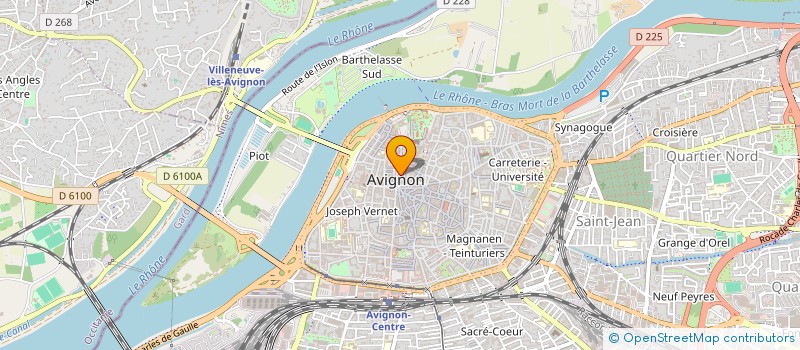 localisation de l'entreprise UCHAUX - LA GALLE à VILLENEUVE-LES-AVIGNON