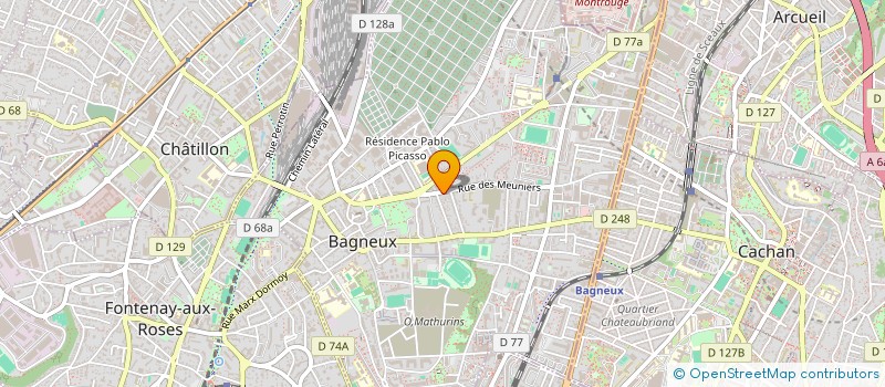 localisation de l'entreprise UCHRONIE à BAGNEUX
