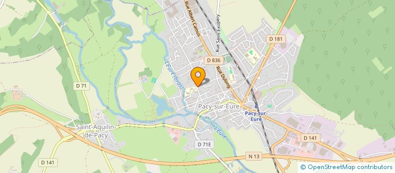 localisation de l'entreprise UCIAL DE MENILLES  MENILLES