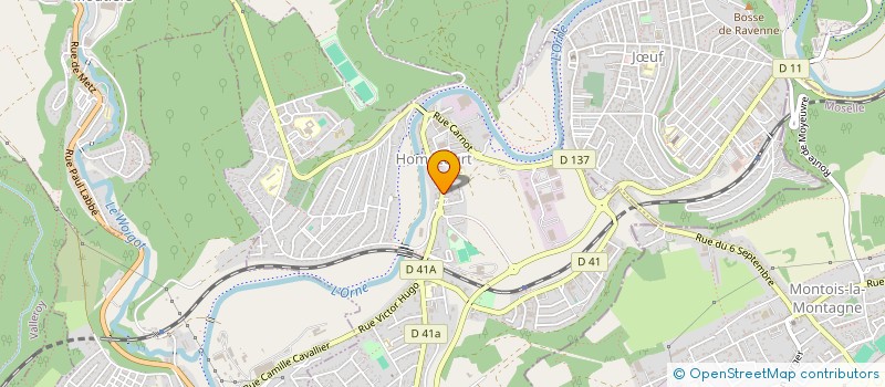 localisation de l'entreprise UCL GRAND EST  HOMECOURT