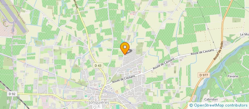 localisation de l'entreprise UCLA  JONQUIERES