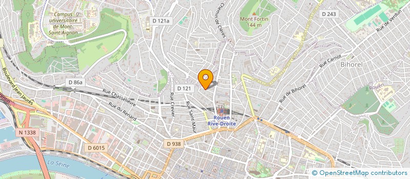 localisation de l'entreprise UCLIR à ROUEN