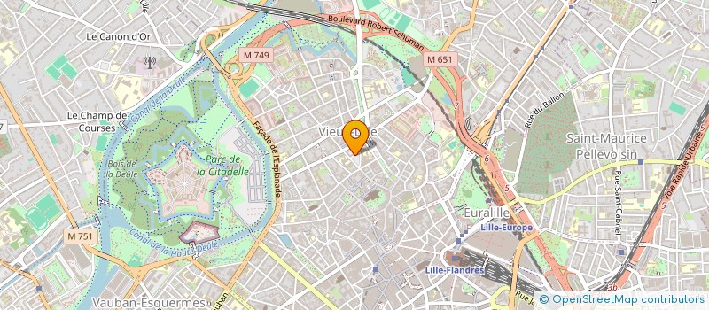 localisation de l'entreprise UCODEP à LILLE