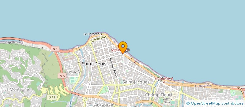localisation de l'entreprise UCOR à SAINT-DENIS