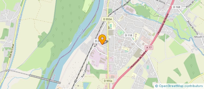 localisation de l'entreprise UCS FORCE ATHLETIQUE à COSNE-COURS-SUR-LOIRE