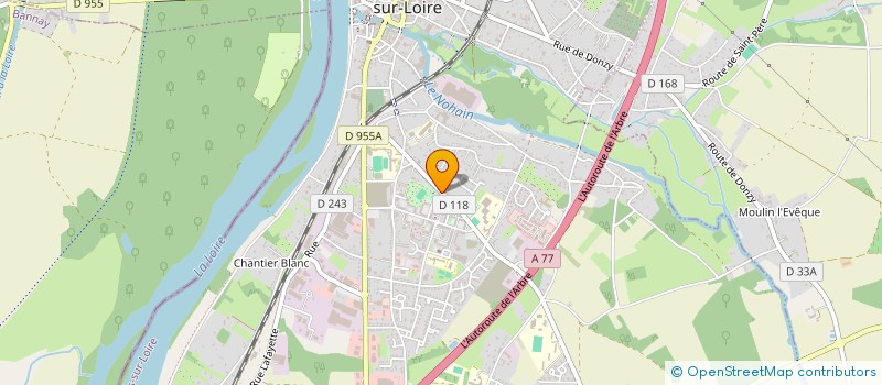 localisation de l'entreprise UCS PLONGEE à COSNE-COURS-SUR-LOIRE