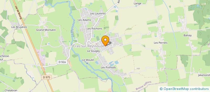 localisation de l'entreprise UCTM  BRESSE VALLONS