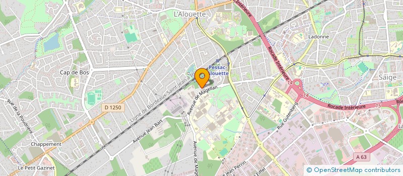 localisation de l'entreprise UCUCU33  PESSAC