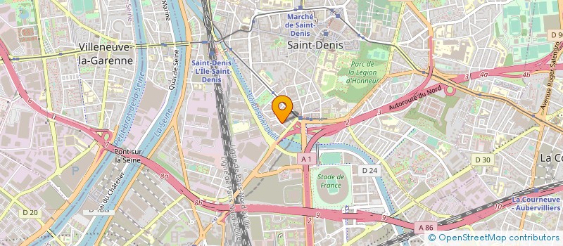 localisation de l'entreprise UD TOURISME ET TRAVAIL à SAINT-DENIS
