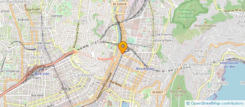 localisation de l'entreprise UD UNSA 06 à NICE
