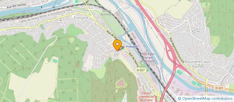 localisation de l'entreprise UD UNSA 54  FROUARD