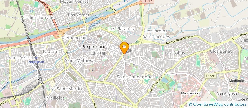 localisation de l'entreprise UD UNSA 66 à PERPIGNAN
