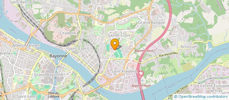localisation de l'entreprise UDA LEKU à BAYONNE
