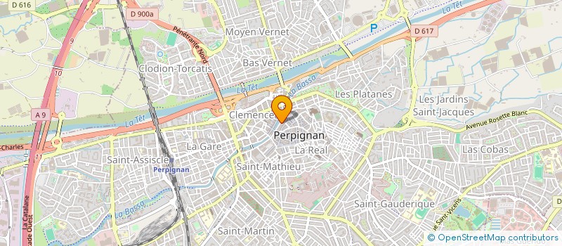 localisation de l'entreprise UDCCAS 66 à PERPIGNAN