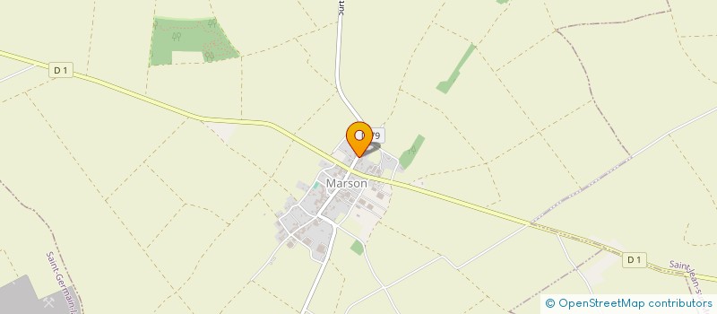 localisation de l'entreprise UDERO  MARSON