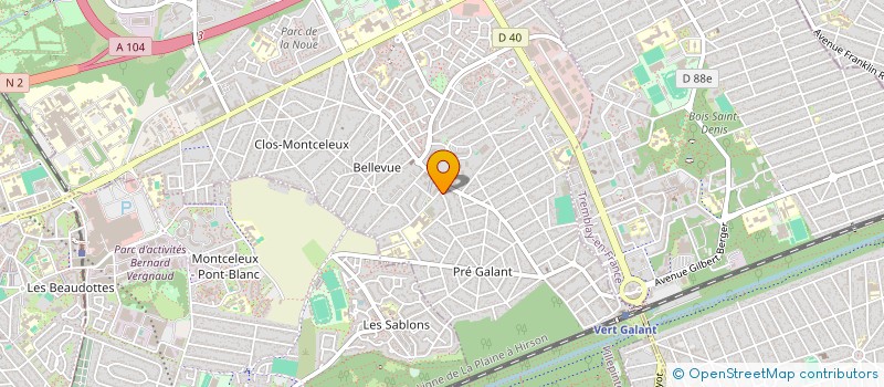 localisation de l'entreprise UDHAI MARCHE à VILLEPINTE