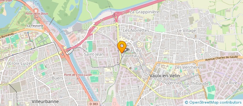 localisation de l'entreprise UDIMEX à VAULX-EN-VELIN