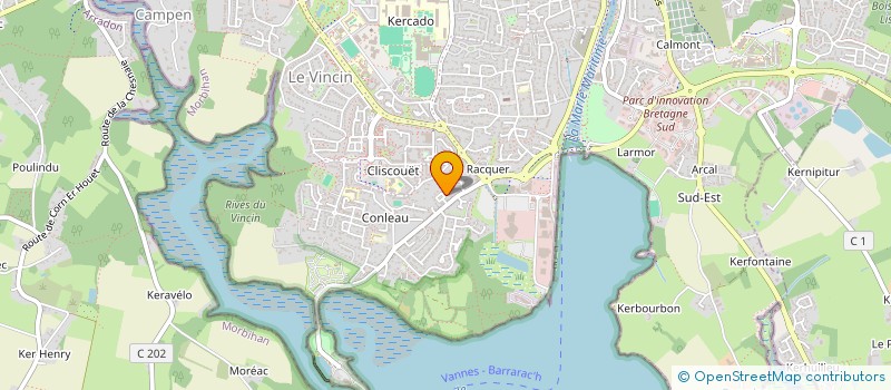 localisation de l'entreprise UDK  VANNES