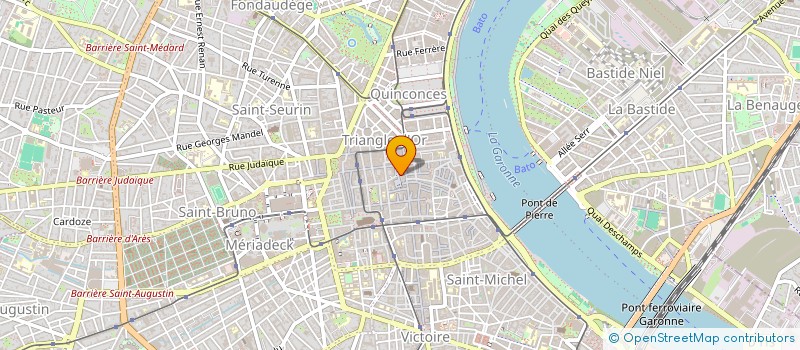 localisation de l'entreprise UDL BORDEAUX  BORDEAUX