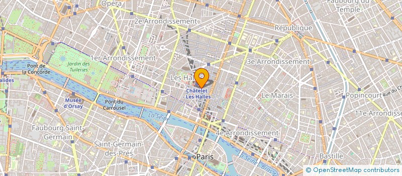 localisation de l'entreprise UDL CHATELET à PARIS