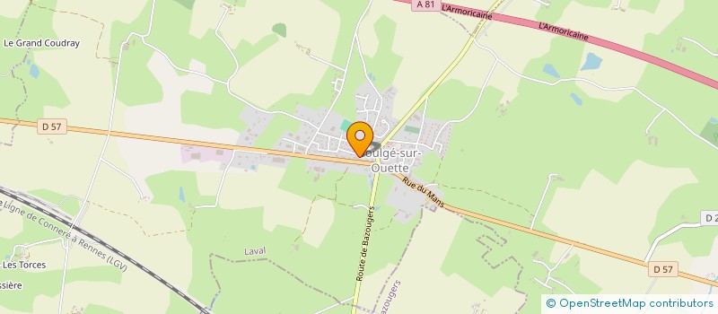 localisation de l'entreprise UDM MAINTENANCE INDUSTRIELLE à SOULGE-SUR-OUETTE