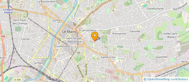localisation de l'entreprise UDOGEC DIR ENSEIGNEMENT LIBRE SARTHE à LE MANS