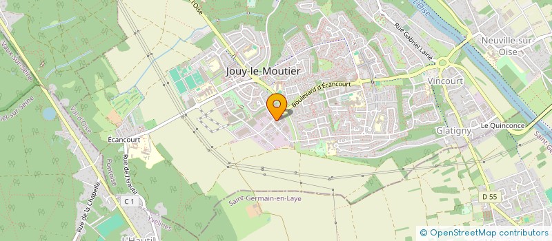 localisation de l'entreprise UDPS 95- UNION DEPARTEMENTALE DE PREMEIERS SECOURS 95 à JOUY-LE-MOUTIER