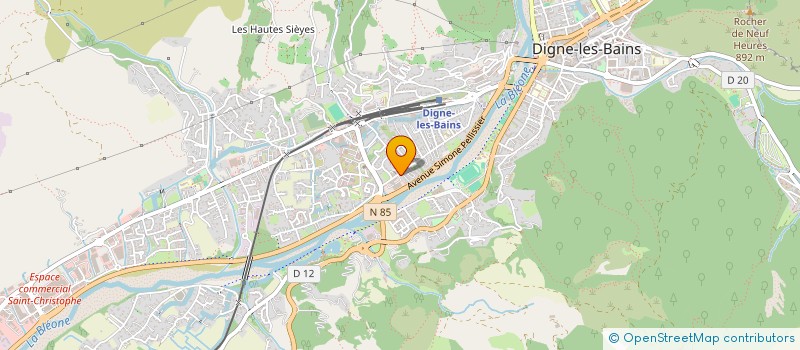 localisation de l'entreprise UDSP 04 à DIGNE-LES-BAINS