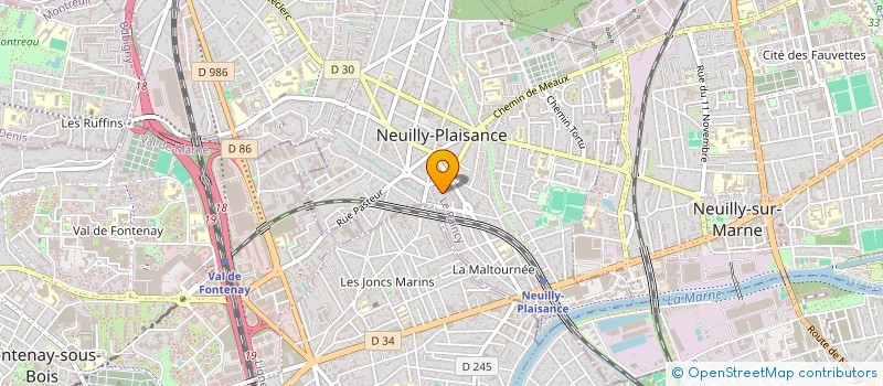 localisation de l'entreprise UDYS à NEUILLY-PLAISANCE