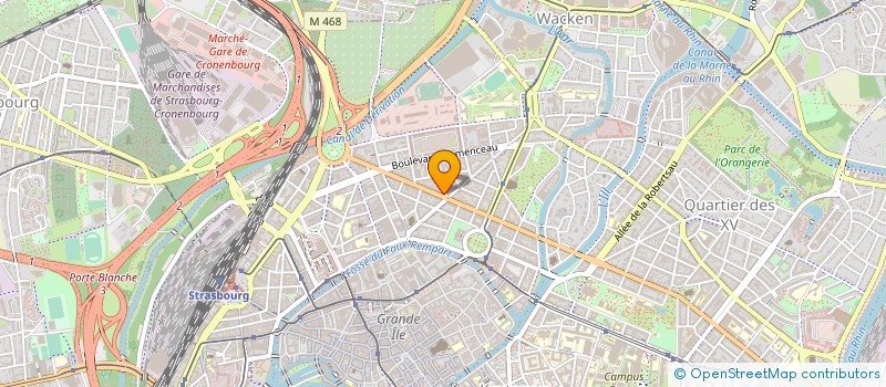 localisation de l'entreprise UE CONCEPT à STRASBOURG
