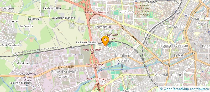 localisation de l'entreprise UE-OM à RENNES