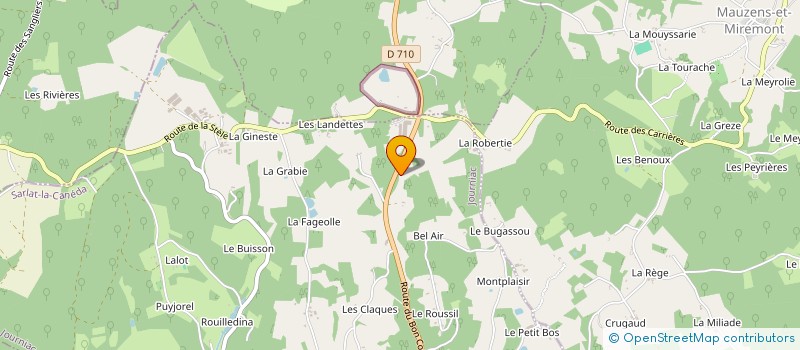 localisation de l'entreprise UEF à JOURNIAC