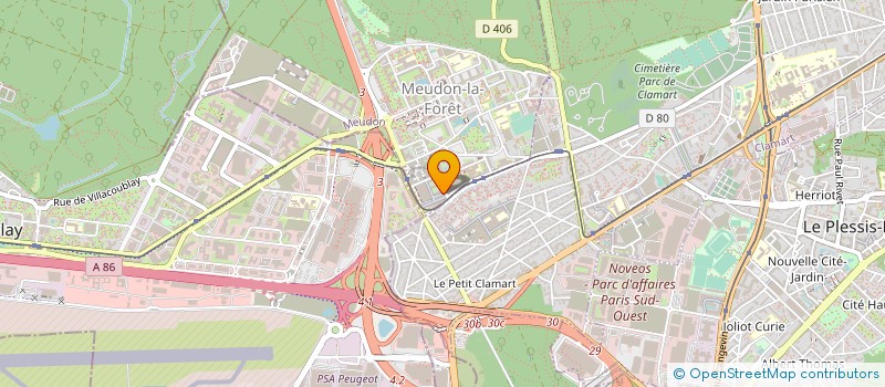 localisation de l'entreprise UEM à MEUDON