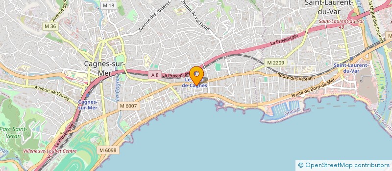 localisation de l'entreprise UEPMARXA à CAGNES-SUR-MER
