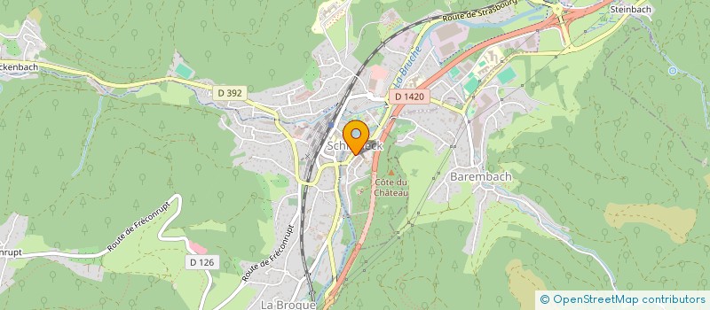 localisation de l'entreprise UESIA  SCHIRMECK