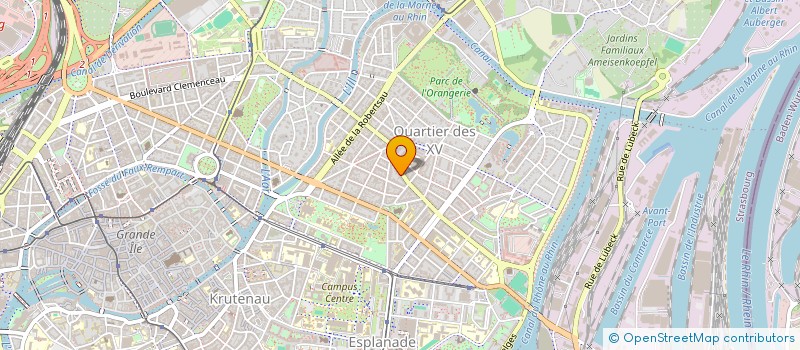 localisation de l'entreprise UF  STRASBOURG