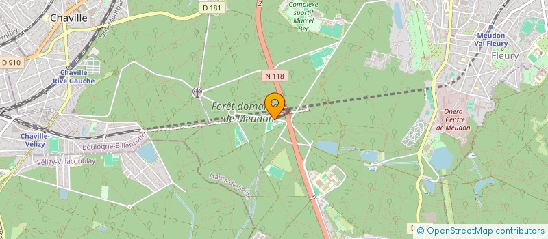 localisation de l'entreprise UF MEUDON à MEUDON