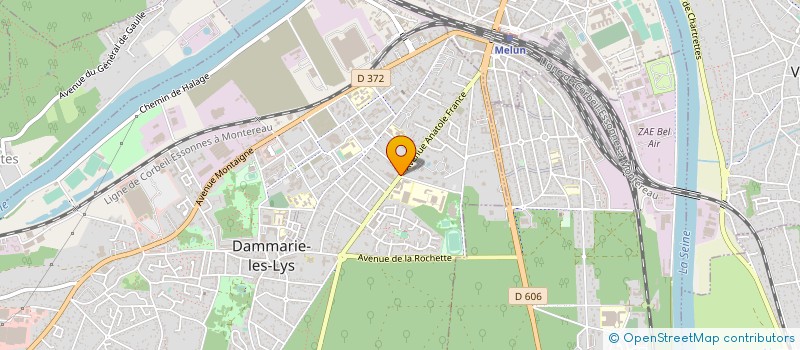 localisation de l'entreprise UFACSA à DAMMARIE-LES-LYS