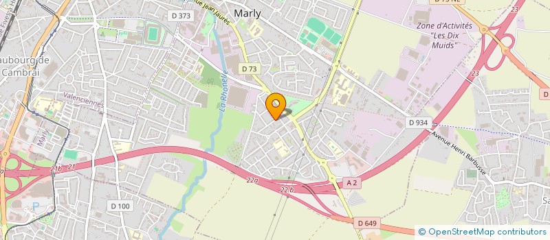 localisation de l'entreprise UFAL SCARPE ESCAUT à MARLY