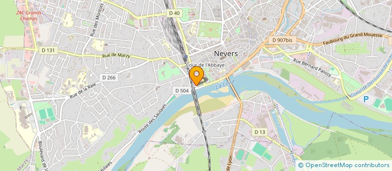 localisation de l'entreprise UFC.58 QUE CHOISIR à NEVERS