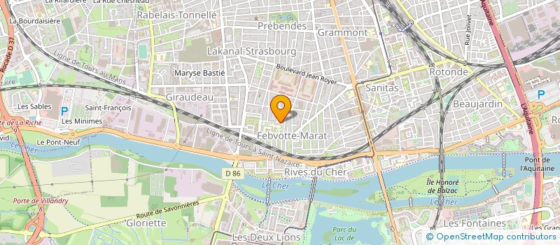 localisation de l'entreprise UFC QUE CHOISIR 37 à TOURS