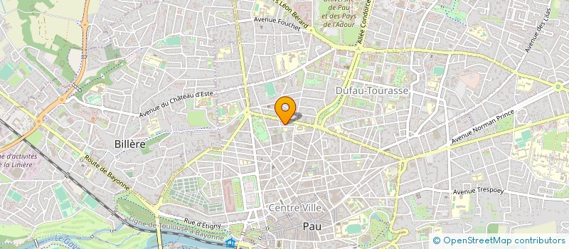 localisation de l'entreprise UFC QUE CHOISIR à PAU