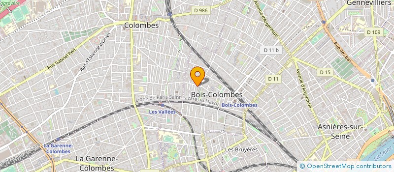 localisation de l'entreprise UFC-QUE CHOISIR 92 NORD  BOIS-COLOMBES