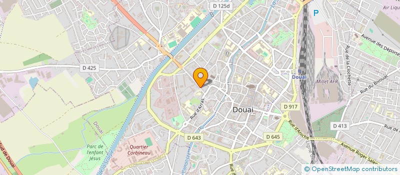 localisation de l'entreprise UFC QUE CHOISIR DOUAI à DOUAI