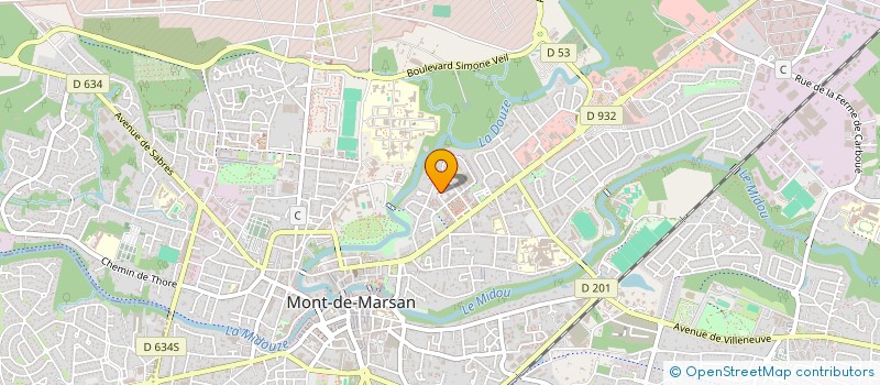 localisation de l'entreprise UFC QUE CHOISIR MONT DE MARSAN à MONT-DE-MARSAN