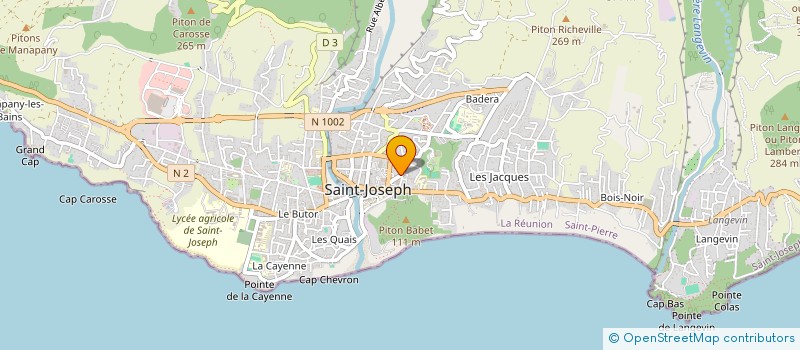 localisation de l'entreprise UFC-QUE CHOISIR OCEAN INDIEN à SAINT-JOSEPH