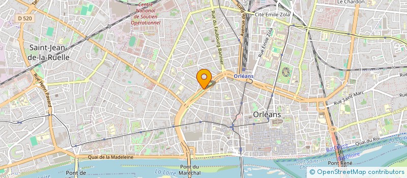 localisation de l'entreprise UFC-QUE CHOISIR-REGION CENTRE à ORLEANS