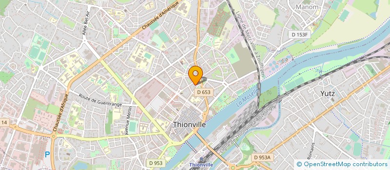 localisation de l'entreprise UFC QUE CHOISIR THIONVILLE  THIONVILLE